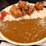 とり忠。 - 唐揚げカレー880円（特盛）