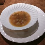 Bisutorobonapethi - ランチセットの季節のスープ！