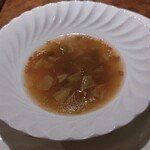 Bisutoro bonapethi - ランチセットの季節のスープ アップ！