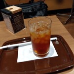 カフェ・ド・クリエ - はちみつピーチティー。