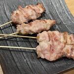 Yakitori Porokichi - 焼き鳥4種（せせり）