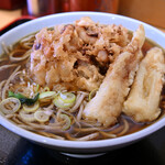 かのや - げそ天そば＠税込570円＋ちくわ天＠税込120円