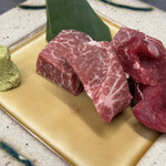 Kuroge Wagyu beef fillet 1,990 yen (2,189 yen including tax)