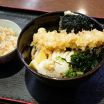 さぬきうどん　ゆう庵 - 天ぷらうどん定食