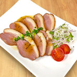 Japanese-style duck carpaccio