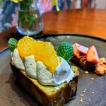 カフェ ひとあし - ■柑橘チーズケーキ