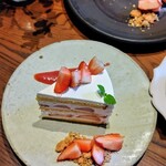 カフェ ひとあし - ■苺のショートケーキ