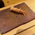 天ぷらあら木 - レアめの車海老