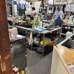 安兵衛 - 厨房　マスターと女将さん