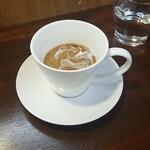 キッチン ブルー グローブ - ホワイトコーヒーにします
