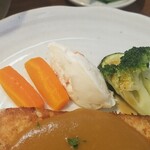 キッチン ブルー グローブ - 備え付け野菜、ポテサラ