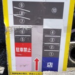 ラー麺専門店 こしがや - 駐車場案内図