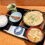 Saryou Fukawa - 地鶏の鉄鍋玉子とじ膳