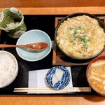 Saryou Fukawa - 地鶏の鉄鍋玉子とじ膳