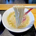 超純水採麺 天国屋 - 自家製麺の細麺