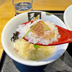 超純水採麺 天国屋 - スープがメチャメチャ美味くて、麺とはまた一味違った感じ