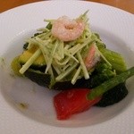 フランス家庭料理 ビストロ コパン - （前菜）アボカドとエビのサラダ仕立て