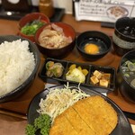 Asahi Shokudou - 宇和島鯛めしとじゃこカツ単品で