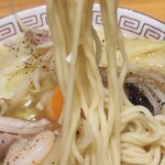 Raamen Kagetsu Arashi - 麺の感じ