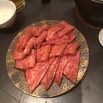焼肉ホルモン 風土. - 4種の赤身、ご飯が進む
