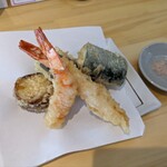 蕎亭 福笑 - 「天ぷら盛り合わせ」