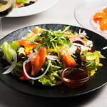 Japanese style salmon salad