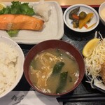 とんかつ 正木屋 - 鮭塩焼定食