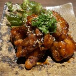 ぽんしゅや 三徳六味 - 鶏の甘辛唐揚げ