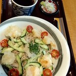 Sobasakedokoro Tsukijian - 小海老天和え蕎麦