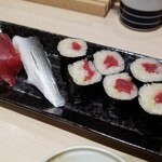 Uoriki Kaisen Sushi - 追加寿司皿。