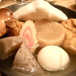 Oden to tempura harebare midori - おでん６種