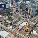 La Coquina cerveceria 渋谷スクランブルスクエア - 席からのスクランブル交差点の景色