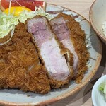 とんかつ繁 - 旨いロースカツ、百名店に推薦したい逸品、サシが絶妙