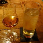 オー・ペシェ・グルマン - カルバドス900円、グレンフィディックソーダ割り800円