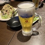Mito Rokku - オーガニックサラダ+生ビール