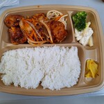 ほっかほっか亭 - 料理写真:中華唐揚弁当ご飯大盛