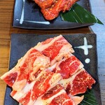 Sandai Metambee - 塩カルビ
                        牛ロース(味噌)