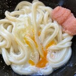 こがね製麺所 - 料理写真:めんたい釜玉
