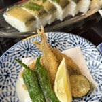 滝寺荘 - 鮎寿司と小鮎の天ぷら