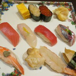 金沢まいもん寿司 珠姫 - 龍安寺の石庭よりは密な寿司