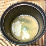 すし匠 - アオサのお味噌汁