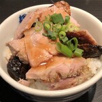 麺屋武蔵 武骨相傳 - 2024/4/7 ランチで利用。ローストポーク飯(300円)