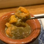 天婦羅 みやしろ - 全部を混ぜてリゾット風に