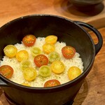 天婦羅 みやしろ - トマトごはん