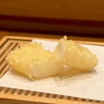 天婦羅 みやしろ - アオリイカ天