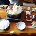 桜鍋上肉鍋２人前