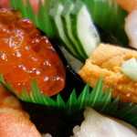 すしのやすひろ - 料理写真:イクラ、雲丹