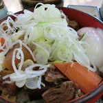 味奈登庵 - セットの牛すじ丼