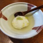 釜めし菜時記 さき亭 - コースの一品料理、春キャベツの白玉まんじゅう