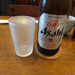 釜めし菜時記 さき亭 - 瓶ビールとキンキンに冷えたグラス